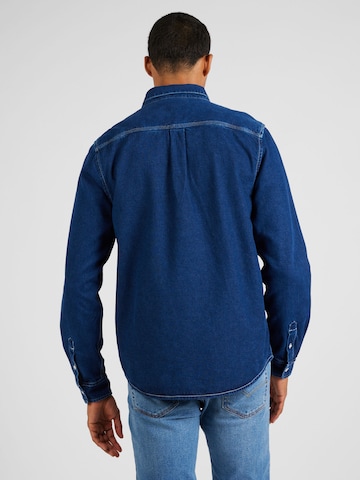 mėlyna Carhartt WIP Standartinis modelis Marškiniai 'Weldon'