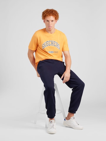 SKECHERS - Camisa funcionais 'PRESTIGE' em laranja