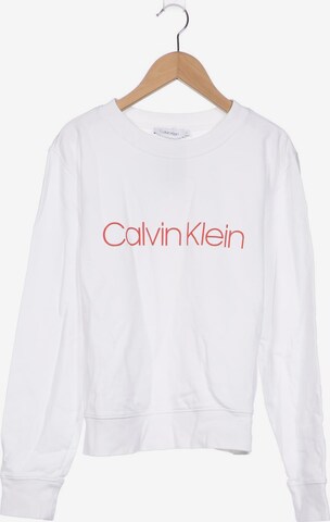 Calvin Klein Sweater S in Weiß: predná strana