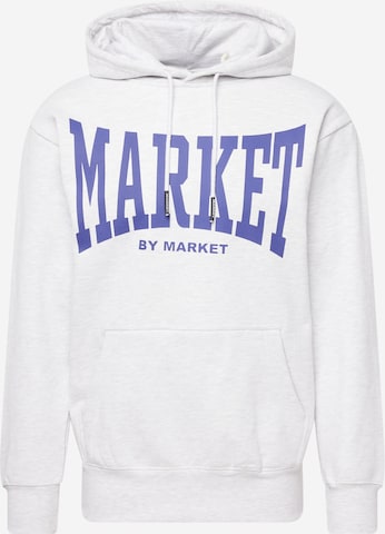 Sweat-shirt MARKET en gris : devant