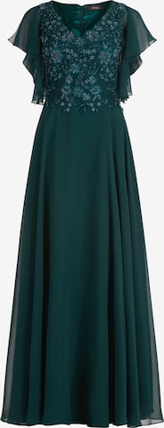 Robe de soirée Vera Mont en vert : devant