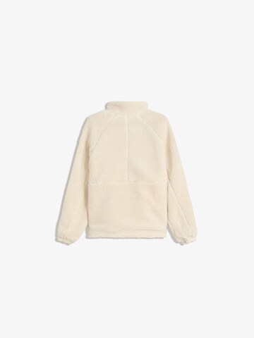 Bershka Flisová bunda - Béžová