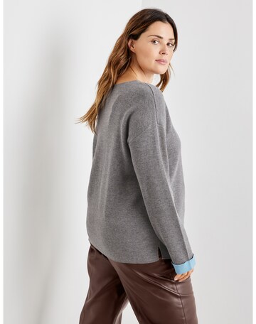 SAMOON Pullover in Grau