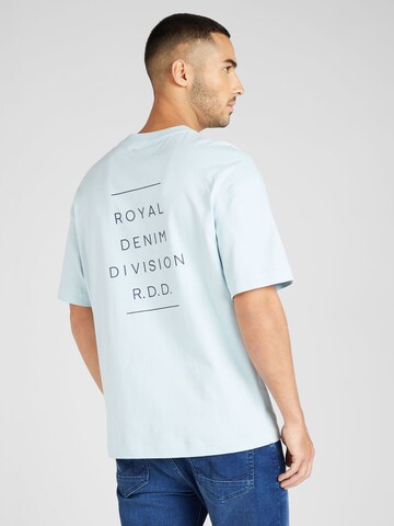 T-Shirt 'Calvin' R.D.D. ROYAL DENIM DIVISION en bleu : devant