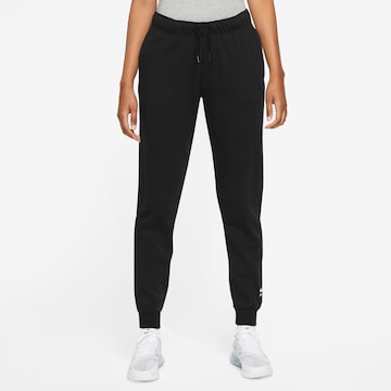 Nike SportswearTapered Hlače 'Air' - crna boja: prednji dio