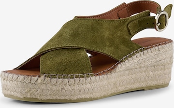 Sandales 'ORCHID' Shoe The Bear en vert : devant