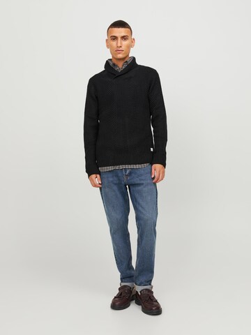 JACK & JONES Sweater 'STANDFORD' in Black
