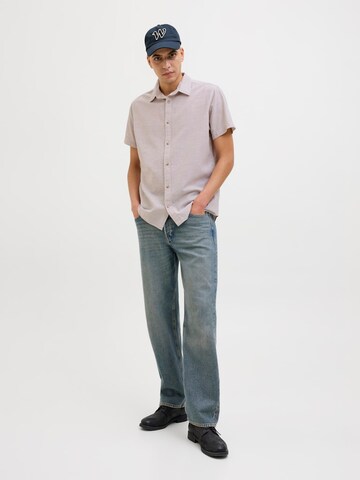 JACK & JONES Средняя посадка Рубашка 'JJESummer' в Лиловый