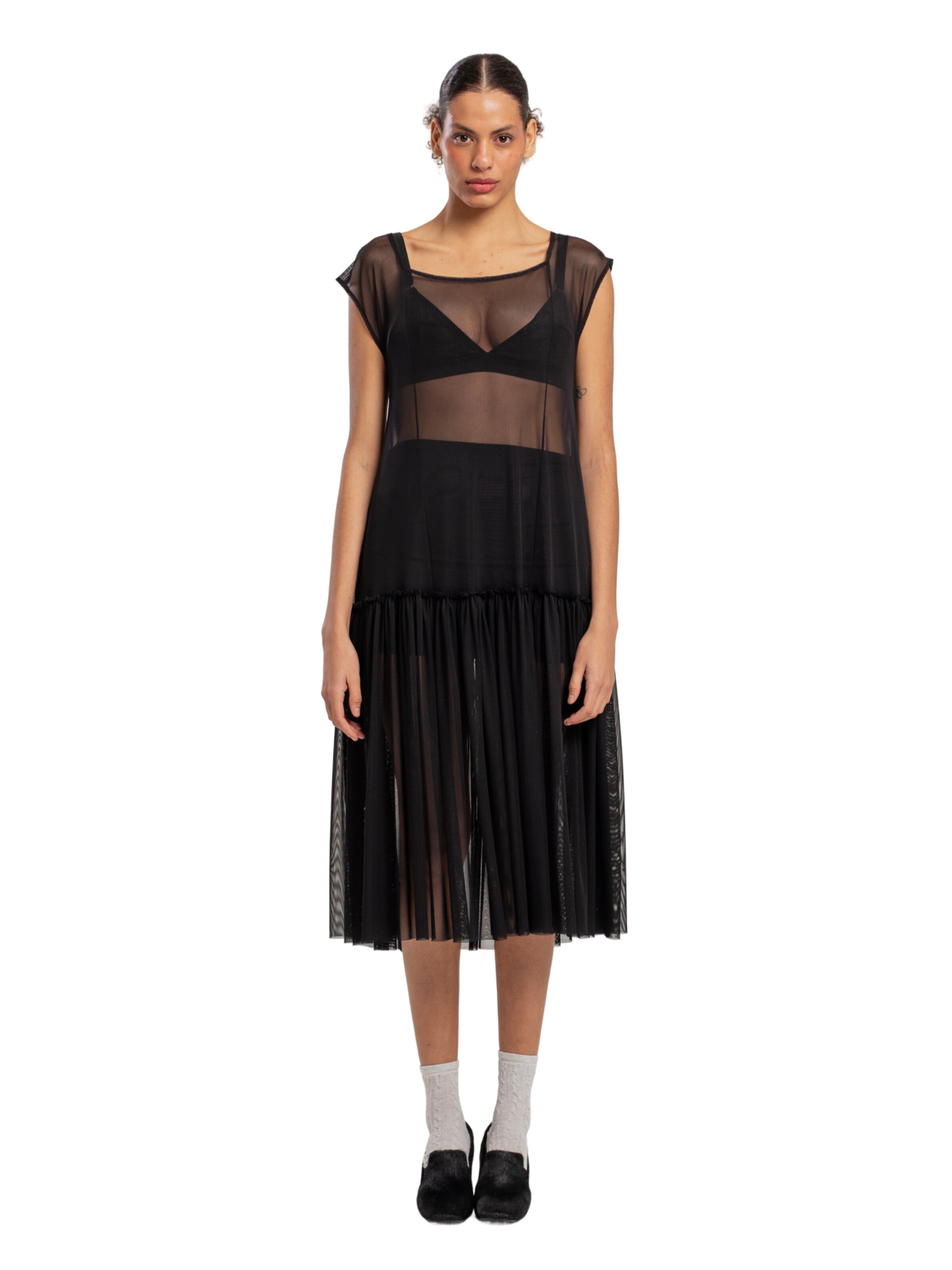 PCFG Dress 'Free Heaven' in Black: front