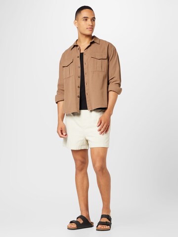 WEEKDAY Regular Shorts 'Alex' in Beige