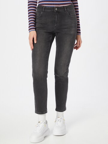 COMMA Regular Jeans i grå: framsida