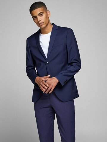 JACK & JONES - Slim Fit Jaqueta 'Franco' em azul: frente