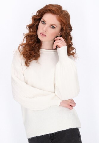 DreiMaster Vintage Pulóver - fehér: elől