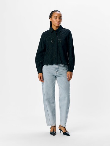 Camicia da donna 'Bitten' di OBJECT in nero