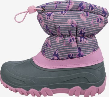 Happy Bee Rubber Boots in Grey