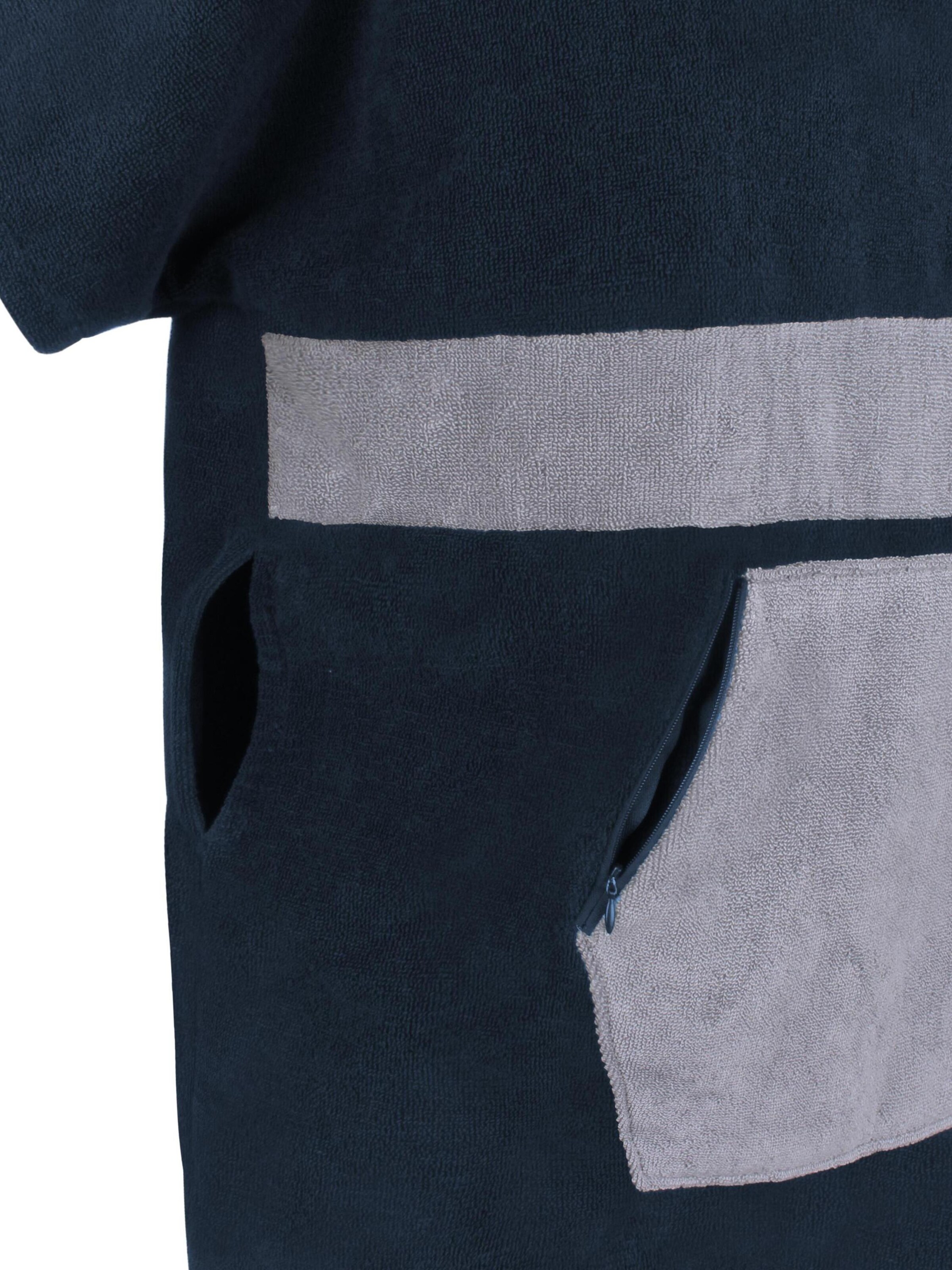 Peignoir court normani en bleu