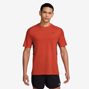 NIKE Funktionsshirt 'Dfadv Solar' in Orange: Vorderseite