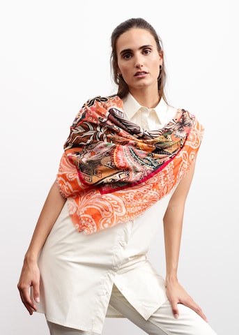 Foulard CODELLO en orange : devant