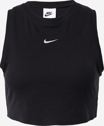 Nike Sportswear Haut 'ESSENTIAL' en noir / blanc, Vue avec produit