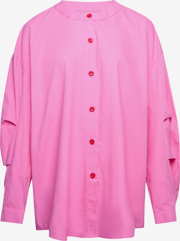 Usha - Blusa en rosa: frente