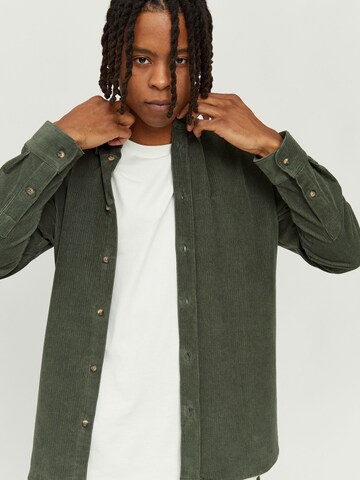 mazine Regular fit Button Up Shirt 'Elon' in Green