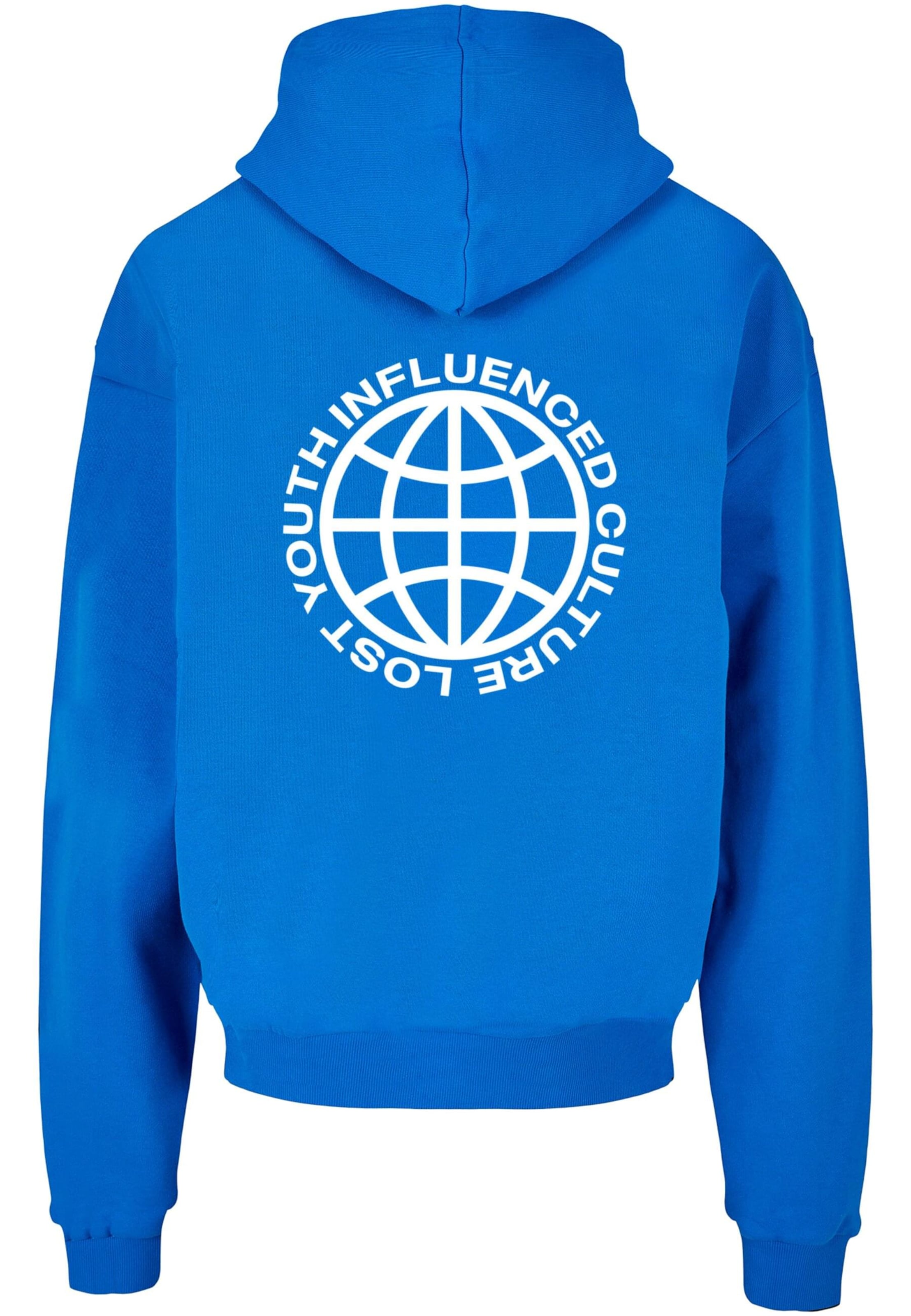 Felpa 'Influenced' di Lost Youth in blu