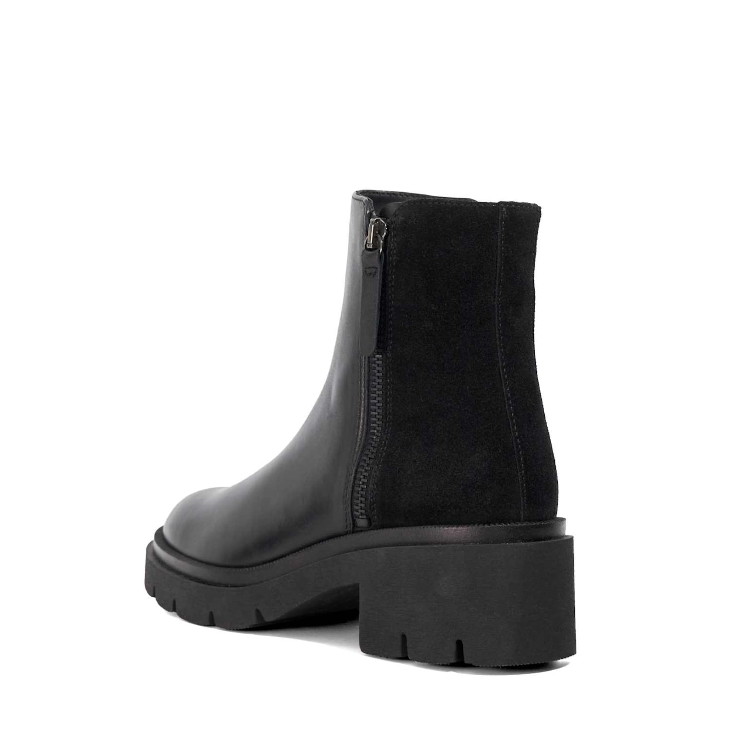 Dune LONDON Stiefelette 'Paving' in Schwarz