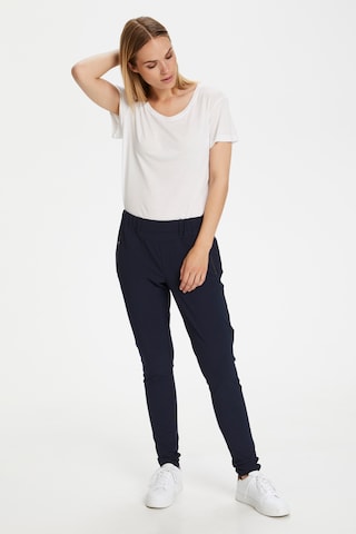 Kaffe Slimfit Broek 'Jillian Vilja' in Blauw