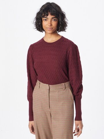 Pull-over ONLY en rouge : devant