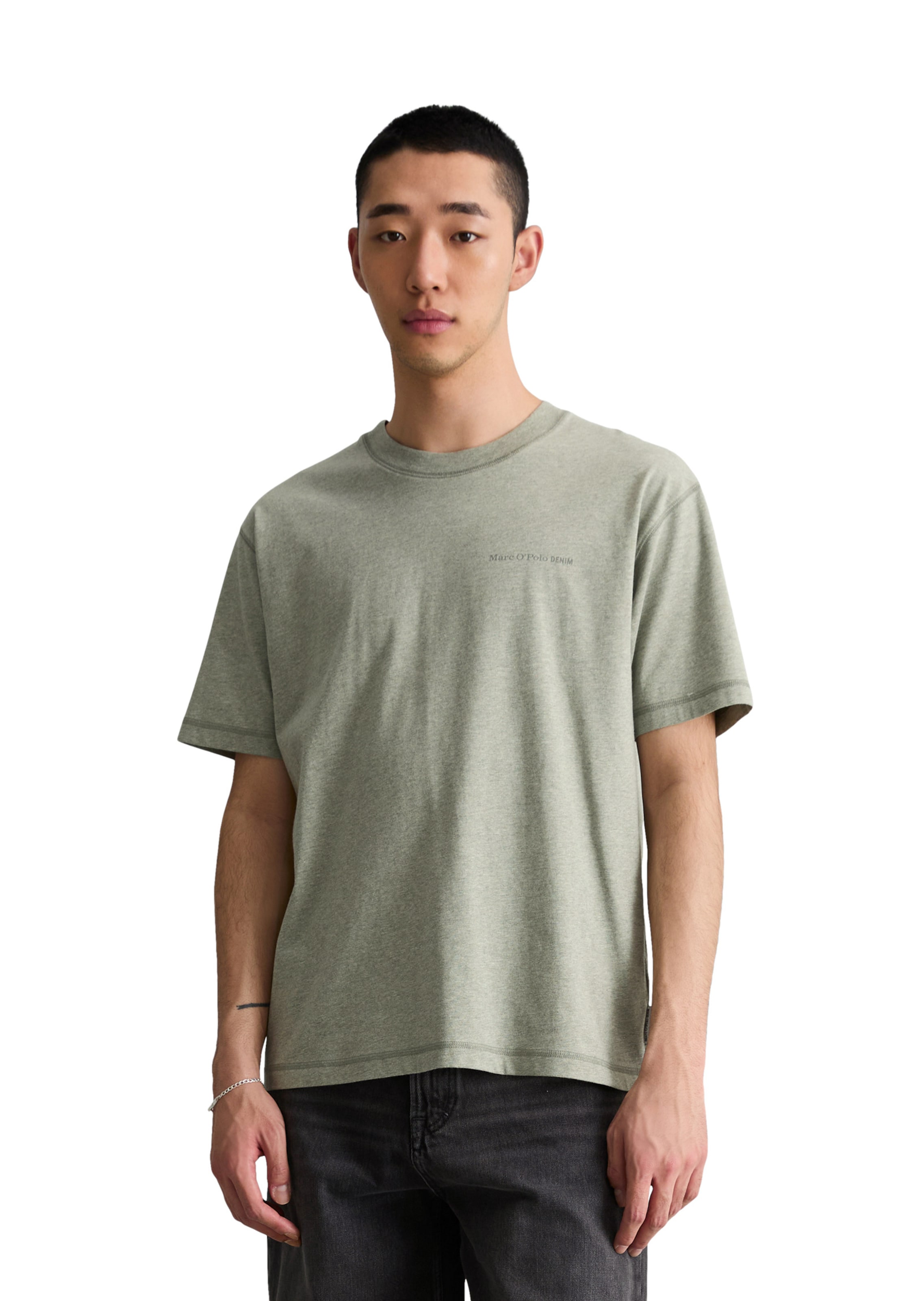 Marc O'Polo DENIM Shirt in Green: front