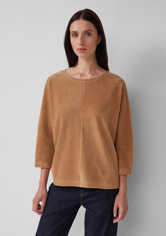 s.Oliver Sweatshirt in Braun: Vorderseite