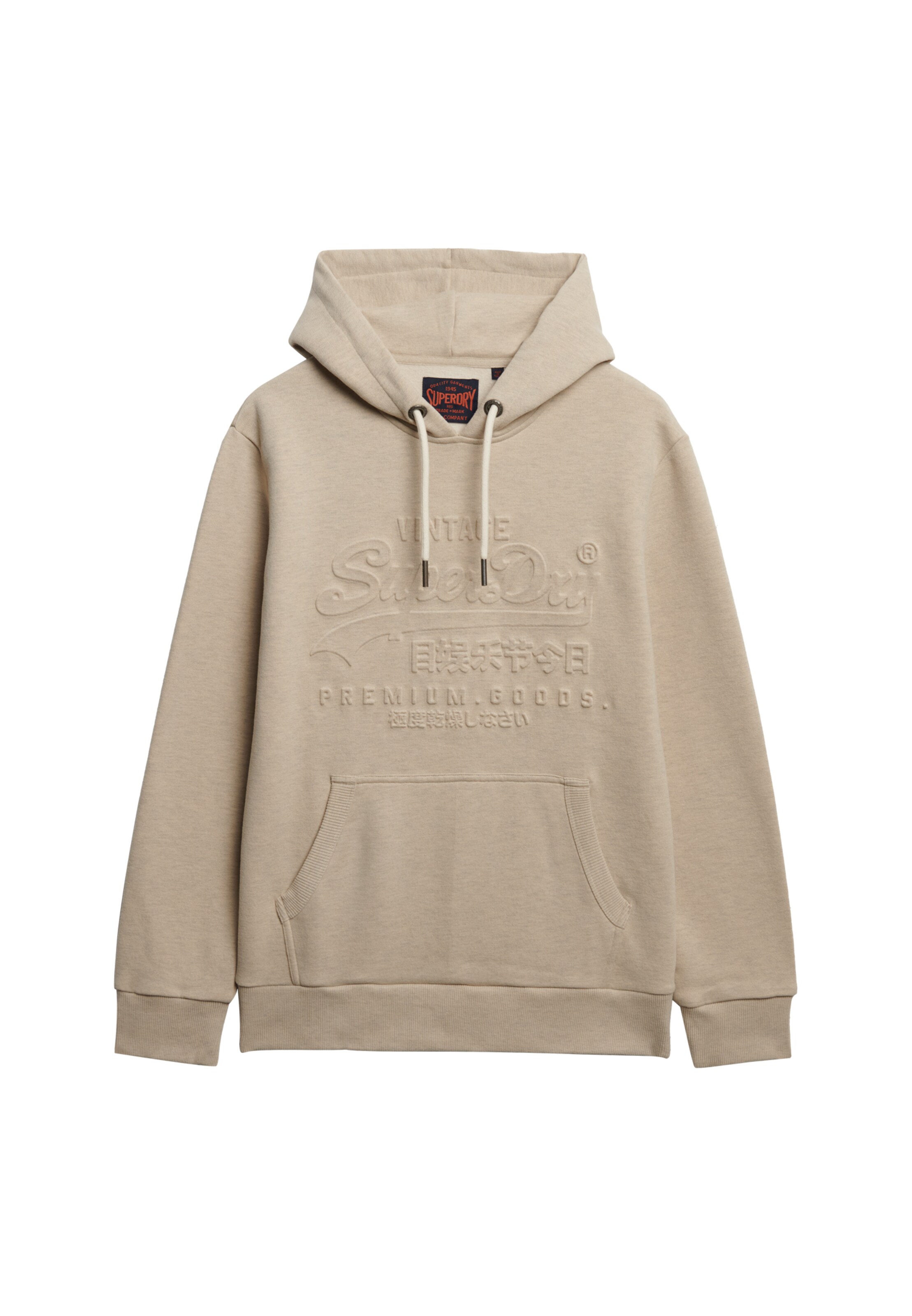 Superdry & Co Sweatshirt in Beige: front