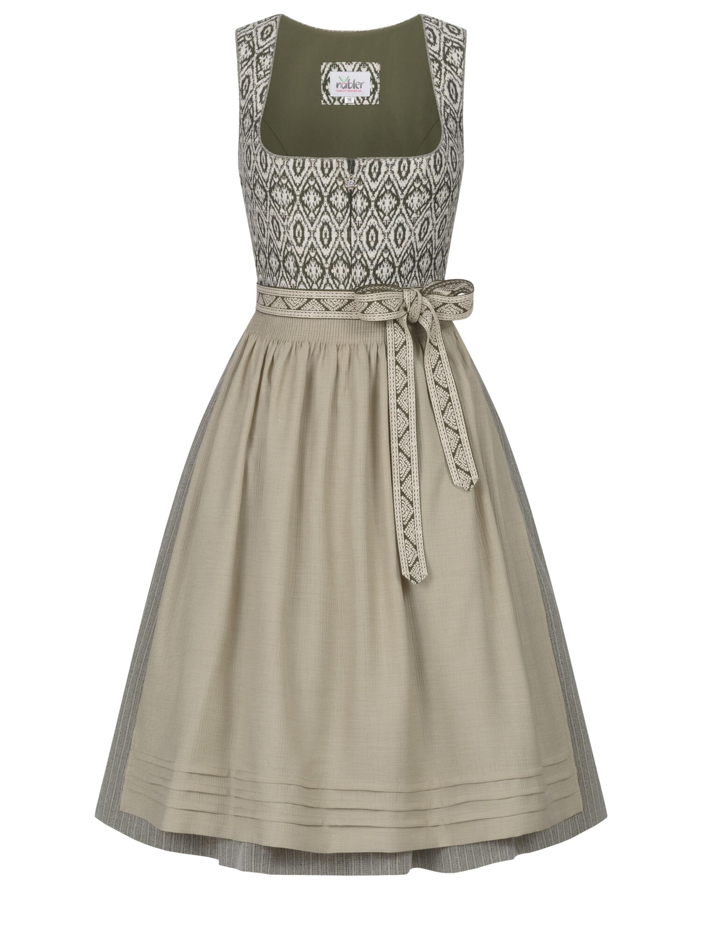Trachtenhof Nübler Dirndl 'Dirndl midi Gudrun'‌‌‌‌‌‌‌ in Grün: Vorderseite