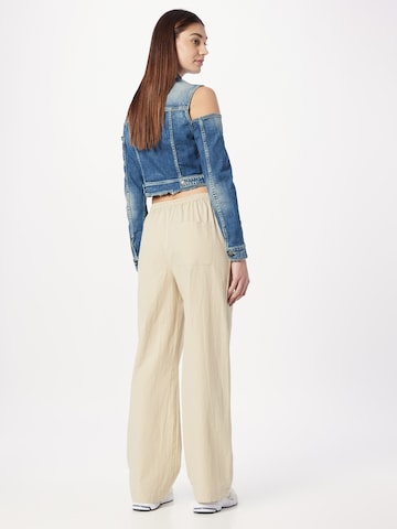 Wide leg Pantaloni di NLY by Nelly in beige