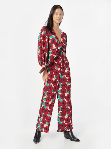 Traffic People Jumpsuit 'Betsy' in Rot: predná strana