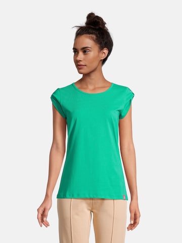 salzhaut T-Shirt 'BIIKE' in Grün: Vorderseite