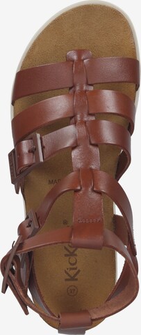 Kickers Strap Sandals in Brown