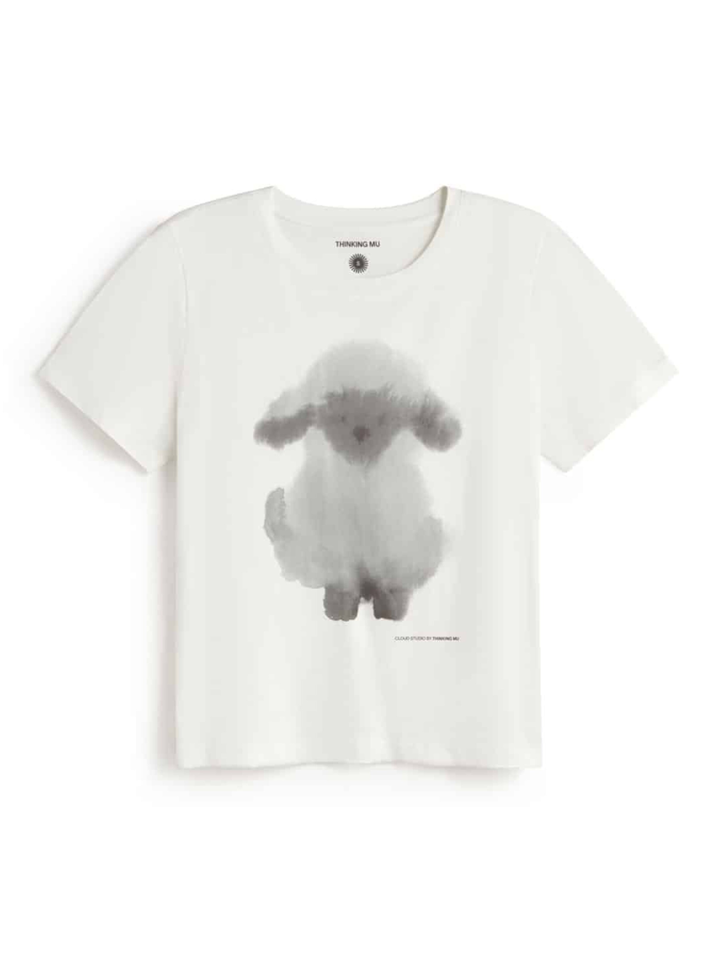 Thinking MU Shirt 'Ida' in Wit: voorkant