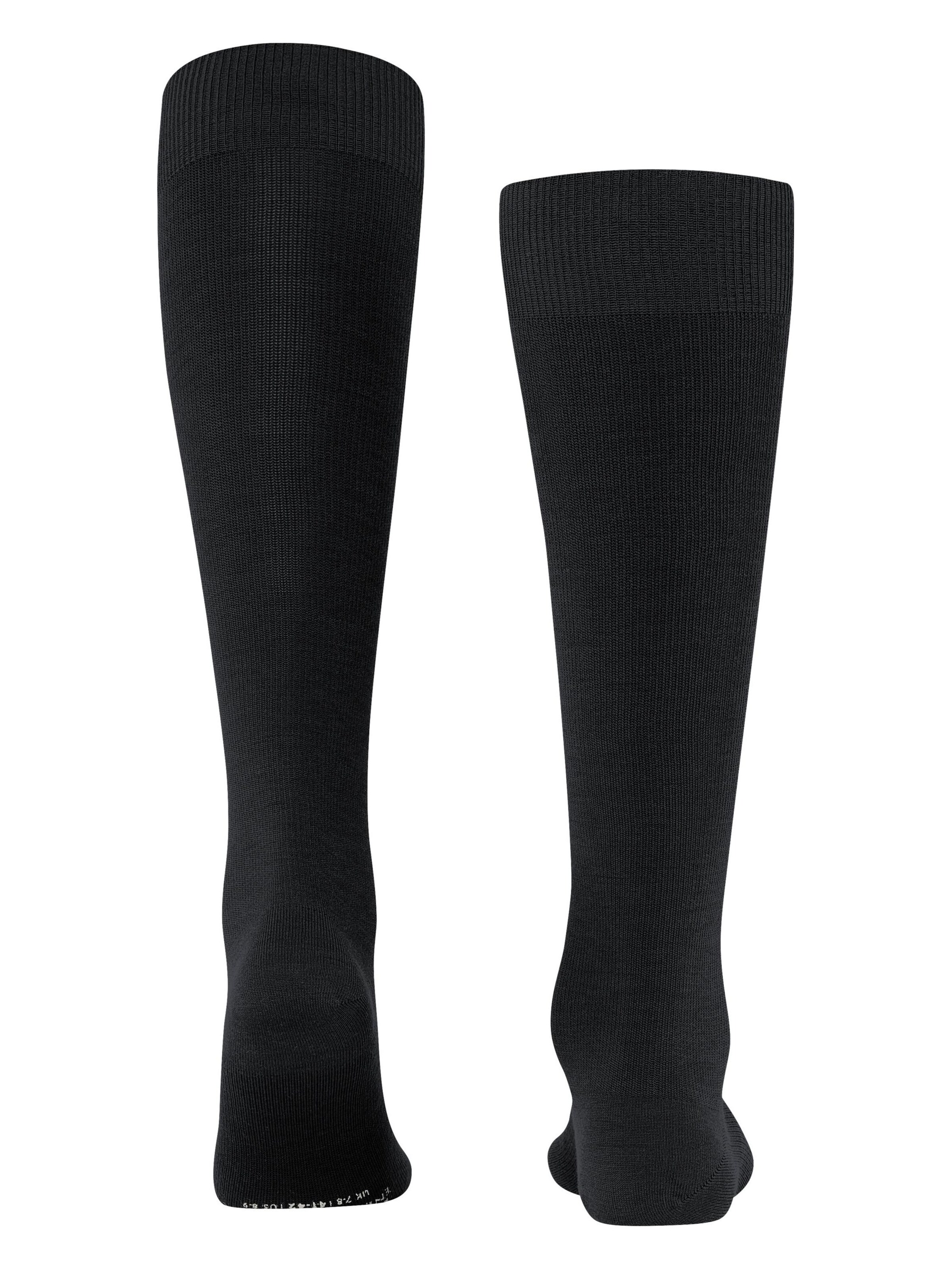 FALKE Kniestrümpfe 'Energizing Wool'‌‌‌‌‌‌‌‌‌ in Schwarz