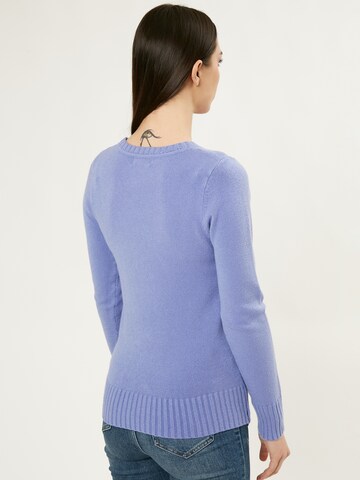 Influencer Pullover in Blau