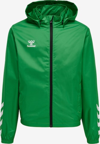 Veste de sport Hummel en vert : devant