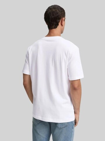 TOM TAILOR Shirt 'Tom Tailor Doublepack V-neck Tee White 1037738 20000' in White