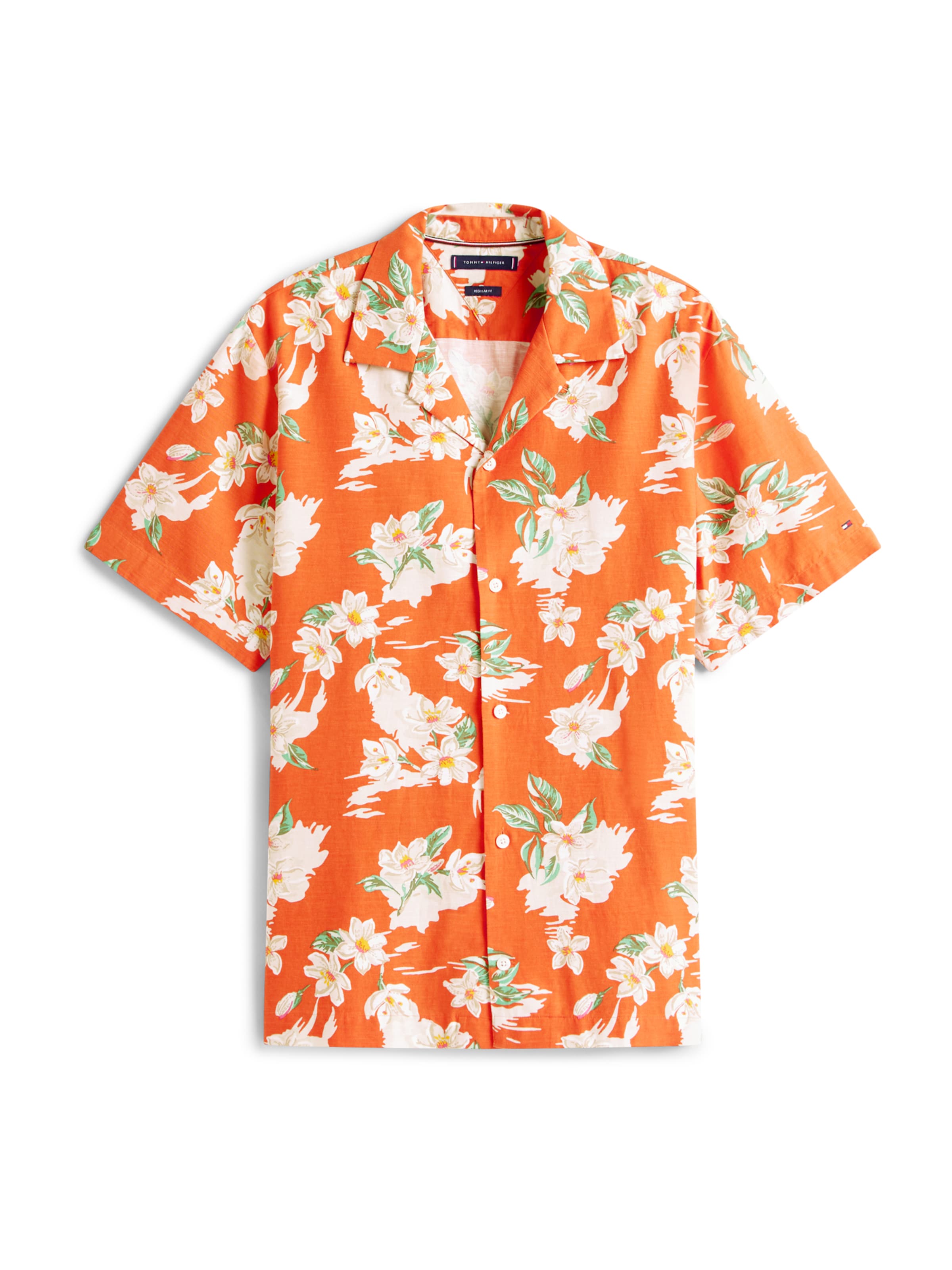 TOMMY HILFIGER Rovný strih Košeľa - Červená: predná strana