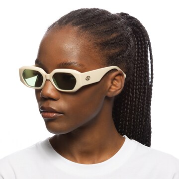 LE SPECS Okulary przeciwsłoneczne 'SLAPTRASH' w kolorze zielony
