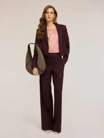 MOTIVI - Pierna ancha Pantalón en rojo: frente
