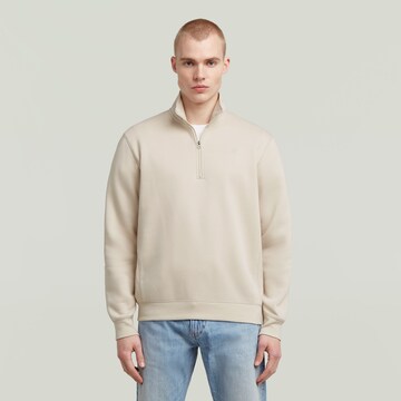 G-STAR Sweatshirt in Beige: front