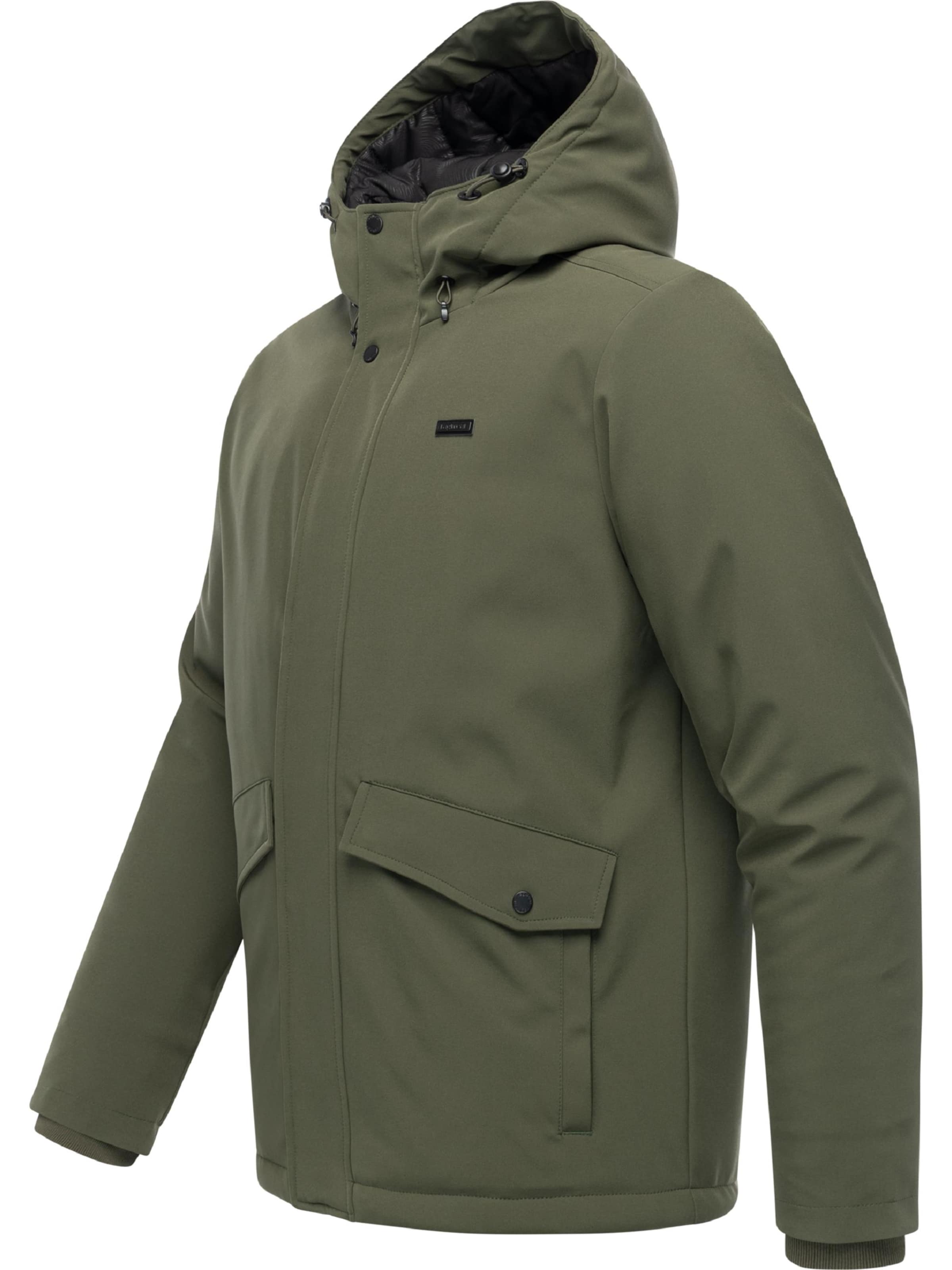 Ragwear Between-season jacket 'Shellis' in Green