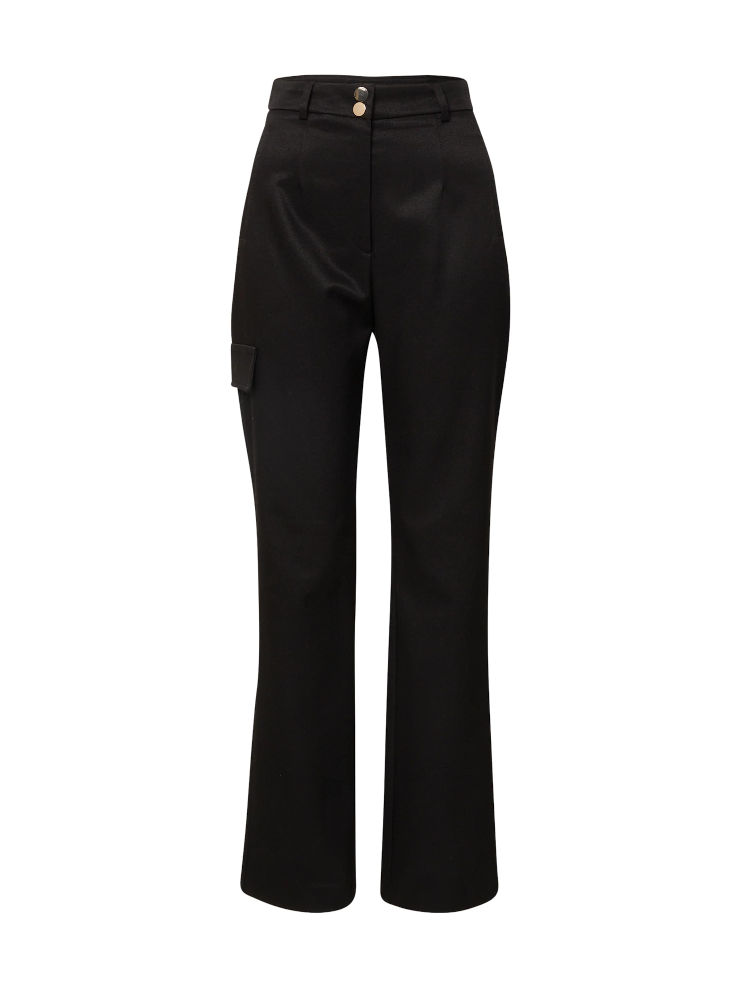 River Island regular Παντελόνι σε μαύρο: μπροστά