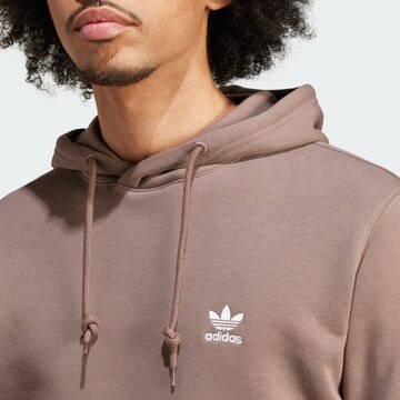 ADIDAS ORIGINALS Μπλούζα φούτερ 'Trefoil Essentials' σε καφέ