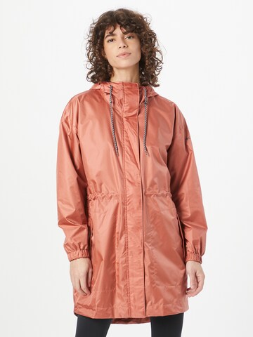 COLUMBIA - Sobretudo outdoor 'Splash Side' em vermelho: frente